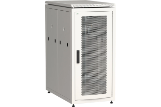 Сетевой шкаф ITK LINEA N 19" 18U 600x1000 мм с перфорированной передней дверью серый LN35-18U61-P