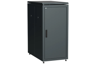 Сетевой шкаф ITK LINEA N 19" 24U 600x1000 мм с металлической передней дверью черный LN05-24U61-MM
