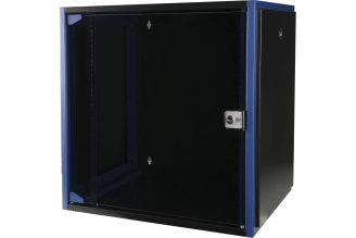 Настенный шкаф DATAREX 19 дюймов 12U 600х450, стеклянная дверь, DR-600211