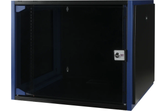 Настенный шкаф DATAREX 19 дюймов 9U 600x450 со стеклянной дверью DR-600111