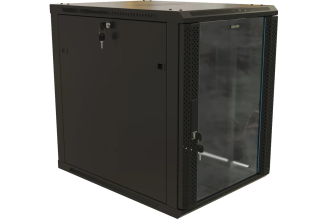 Настенный 19-дюймовый шкаф Hyperline TWB-1568-GP-RAL9004 15U 480826