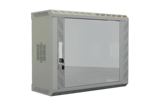 Настенный шкаф Hyperline TWS-1225-GP-RAL7035 19 дюймов 12U, арт. 452032