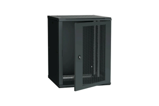 Шкаф ITK LINEA W 12U 600x600 мм со стальной дверцей черный LWR5-12U66-PF