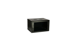 Шкаф ITK LINEA W 19" 6U 600x600 мм, стеклянная дверь, RAL 9005, LWR5-06U66-GF