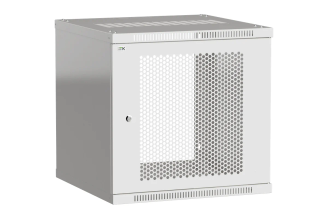 Настенный телекоммуникационный шкаф ITK LINEA WE 15U LWE3-15U67-PF, 600x650 мм, серый