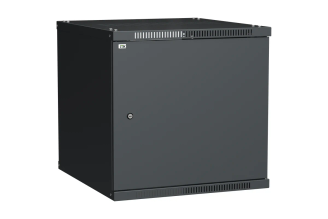 Настенный телекоммуникационный шкаф ITK LINEA WE 9U LWE5-09U67-MF, 600x650 мм, черный
