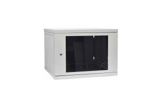 Настенный телекоммуникационный шкаф SUPRLAN ТВ-6U-0604-СР 05-0104 со стеклянной дверью
