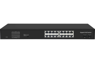Коммутатор NIKOMAX GIGALINK GL-SW-G005-16P неуправляемый 16 PoE портов