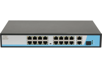 Неуправляемый коммутатор NIKOMAX GIGALINK 16PoE GL-SW-F005-16P
