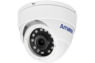 Купольная вандалозащищенная IP видеокамера Amatek AC-IDV502EMX 2.8 мм 5 Мп 7000663