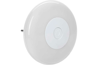 Светильник-ночник IEK 008 круг, RGB+белый, 220В LDNN0-008-RD-P-03-S-K01