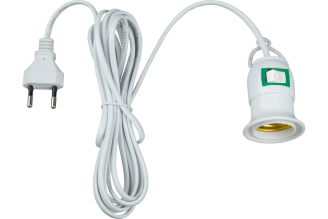 Подвесной патрон Uniel DLC-P-T50B/E27 3M White с выключателем UL-00009249