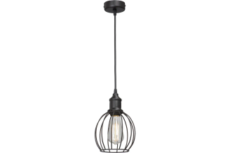 Люстра Vitaluce V4176-1/1S, черный подвес E27