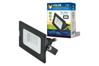 Светодиодный прожектор Volpe ULF-Q513 10W Blue IP65 Black UL-00005812