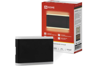 Уличный настенный светильник IN HOME ДБУ LINES-1530BL 15 Вт 3000 К IP54 4690612053936