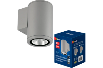 Светодиодный уличный архитектурный светильник Uniel ULU-S21C-12W/2700K IP65 LIGHT GREY UL-00011080
