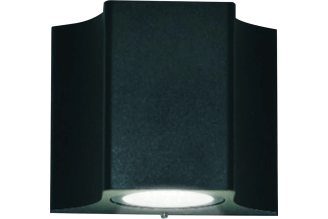 Настенный уличный светильник Uniel ULU-S24A-5W/4000K IP65 BLACK UL-00006799