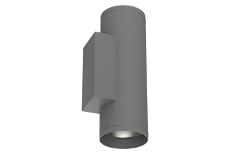 Светодиодный архитектурный светильник VARTON Gutta Twin 2x10 Вт 3000 K 18° RAL7045 серый V1-G1-70330-01L02-67T1030