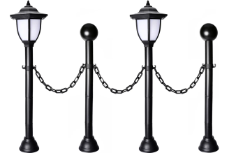 Садовый фонарь Uniel USL-S-181/PT720 LANTERN SET02 UL-00003132, 2 шт.