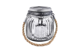 Садовый светильник Uniel USL-M-211/GN120 Silver Jar на солнечной батарее UL-00003209