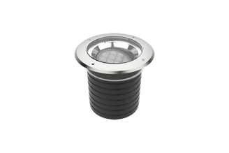 Светодиодный наземный светильник VARTON Plint диаметр 260 мм, 32 Вт, 3000 K, IP67, 10x60° V1-G1-71551-10L28-6703230