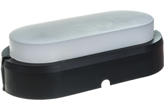 Светодиодный светильник с датчиком движения Volpe ULW-Q213 12W/NW IP65 черный UL-00003659