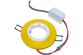 Встраиваемый декоративный светильник Fametto DLS-L135 GU5.3 GLASSY GOLD Luciole UL-00003861