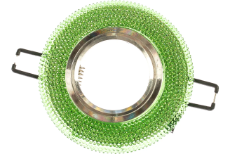 Встраиваемый декоративный светильник Fametto DLS-L142 GU5.3 GLASSY GREEN Luciole UL-00003882