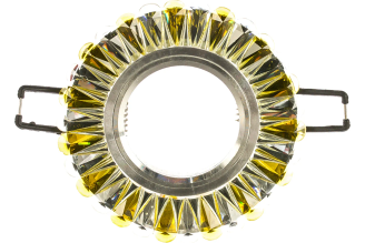 Встраиваемый декоративный светильник Fametto DLS-L145 GU5.3 GLASSY GOLD Luciole UL-00003891