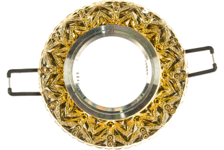 Встраиваемый декоративный светильник Fametto DLS-L146 GU5.3 GLASSY GOLD Luciole UL-00003894