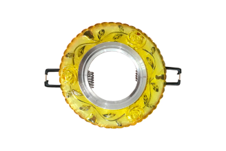 Встраиваемый декоративный светильник Fametto DLS-L150 GU5.3 GLASSY YELLOW Luciole UL-00003906