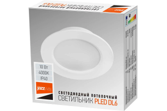 Светодиодный встраиваемый светильник Jazzway PLED DL6 WH Downlight 10 Вт 4000 К 5036321