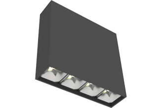 Светодиодный светильник VARTON DL-Box Reflect Multi 1x4 14 Вт 4000 К черный 24 DALI V1-R0-90253-20D20-2001440