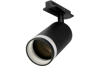 Трековый светильник-прожектор Jazzway PTR 28 5040182 GU10 IP20, черный