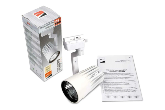 Светодиодный трековый светильник Jazzway PTR 0130-2 30 Вт 3000К IP40 белый 5035218