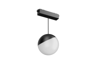 Трековый подвесной светильник VARTON Sphere ⌀100 6 Вт 3000 K черный V1-R1-97007-93000-2000630