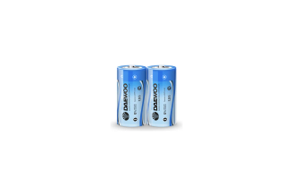 Солевая батарейка DAEWOO R14 Heavy Duty 1030276, 2 шт