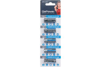 Батарейка GoPower LR23/A23/MN21 BL5 Alkaline 12V 00-00022423