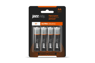 Батарейка Jazzway AA/LR6 1.5 В Ultra Alkaline BL-4 4 шт 5010772