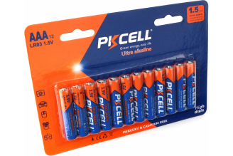 Щелочной/алкалиновый элемент питания PKCELL тип - AAA 12 шт в блистере LR03-12B