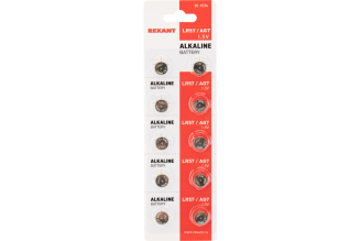 Батарейка REXANT LR57 AG7 1.5 В, 10 шт 30-1034