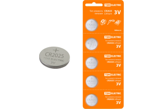 Элемент питания TDM ELECTRIC CR2025 Lithium 3V BP-5 SQ1702-0028