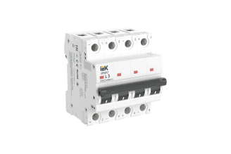 Автоматический выключатель IEK ARMAT M06N-DC 4P L 3 А AR-M06N-4-L003DC