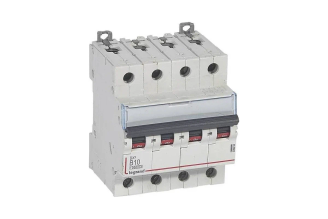 Автоматический выключатель Legrand DX³ 10000 16 кА B 4П 400 В 10 А 409063