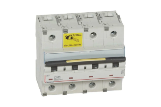 Автоматический выключатель Legrand DX3 4P 100 А C 400 В 409363