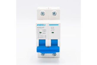 Автоматический выключатель ANDELI ADB3-63 2P 25 А 6 кА тип C ADL01-804