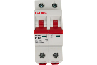 Автоматический выключатель DKC YON MD63S 2P C10 4,5 кА MD63S-2PC10