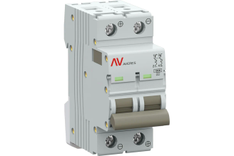 Автоматический выключатель EKF AVERES AV-10 DC 2P 1 А C 10 кА mcb10-DC-2-01C-av