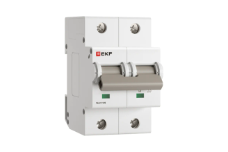Автоматический выключатель EKF ВА 47-125 PROXIMA 2P 40 А C 15 кА mcb47125-2-40C