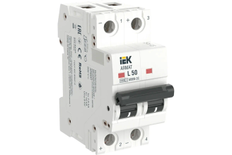 Автоматический выключатель IEK ARMAT M06N-DC 2P L 50 А AR-M06N-2-L050DC